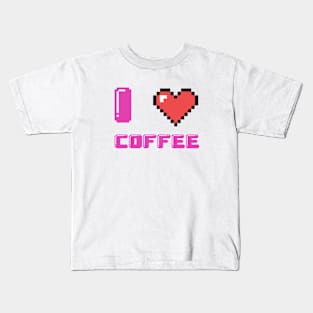 I Love Coffee Kids T-Shirt